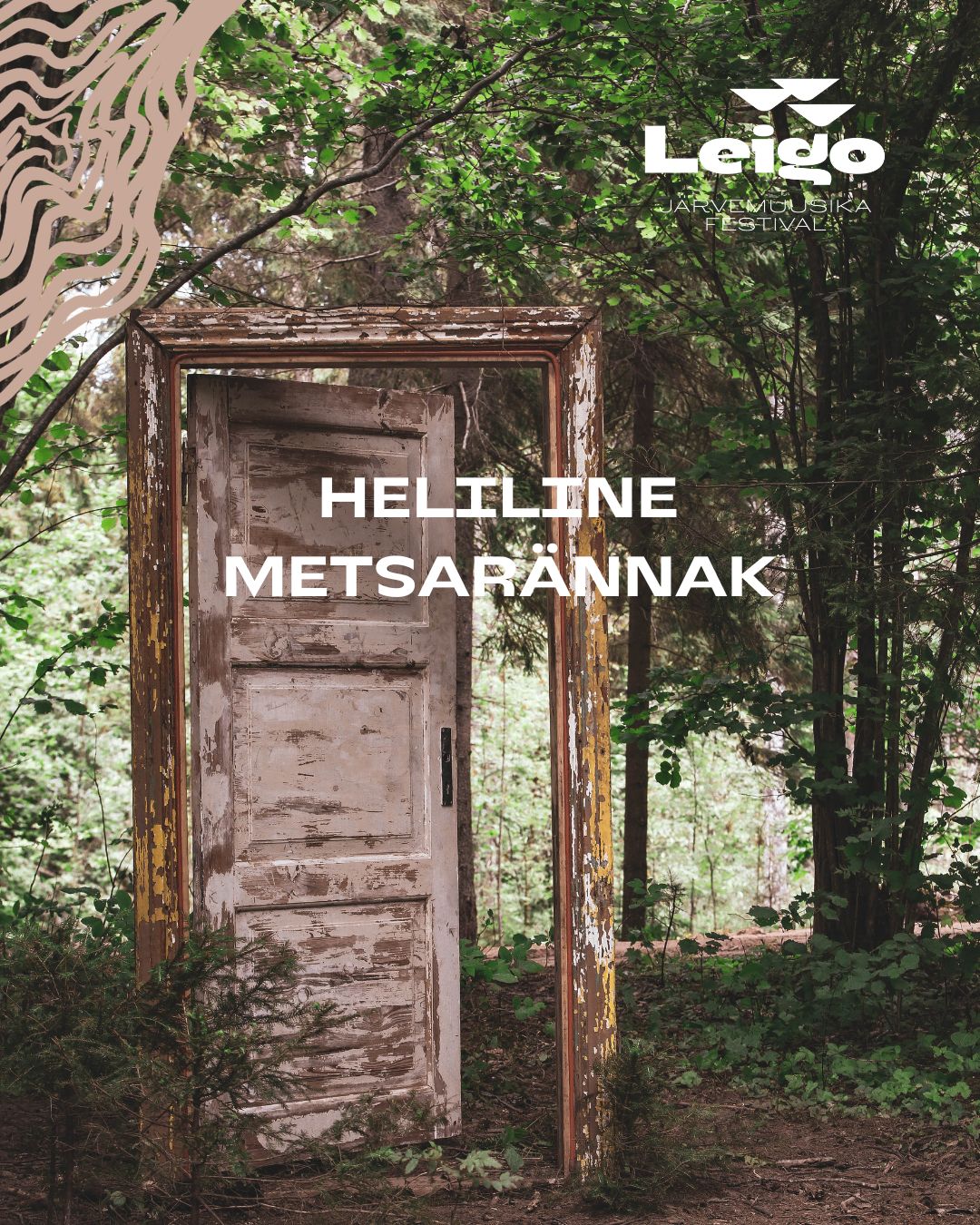 Heliline metsarännak Leigo talu metsas